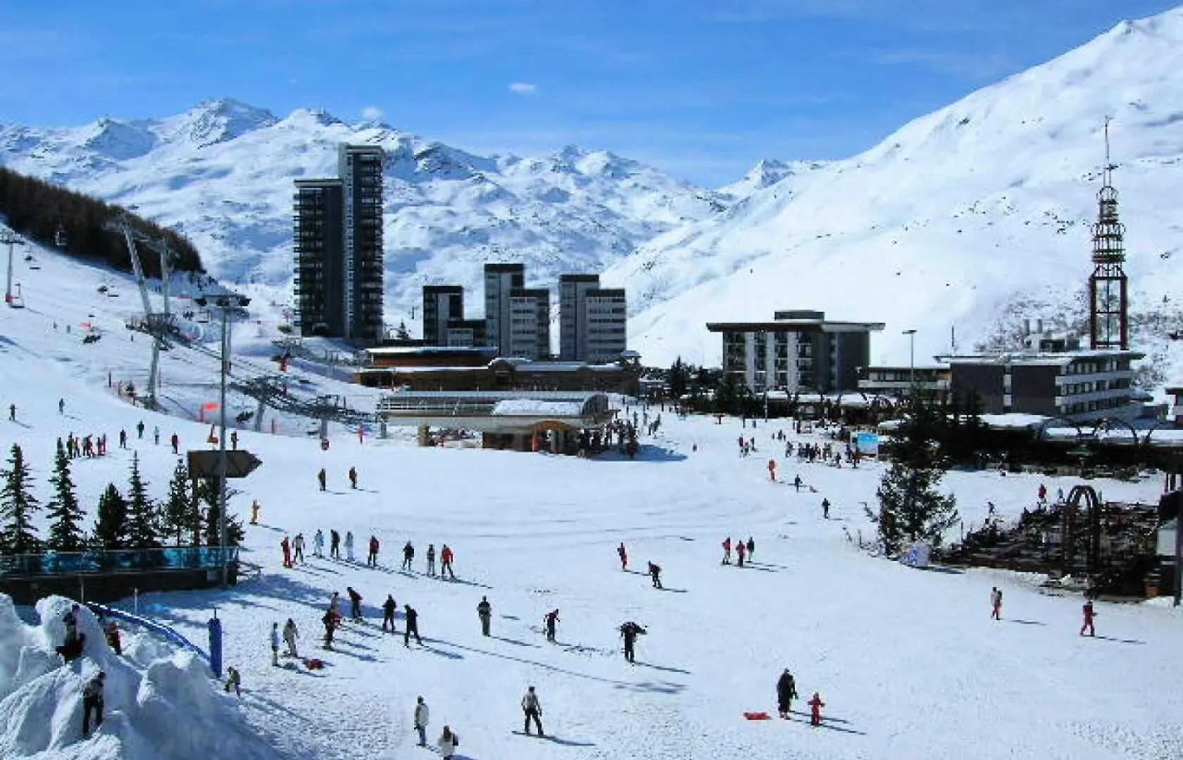 Residence Chaviere - Studio 2 Pers Ski Au Pied Au Coeur Des Menuires Mae-6064 Сен-Мартен-де-Бельвиль