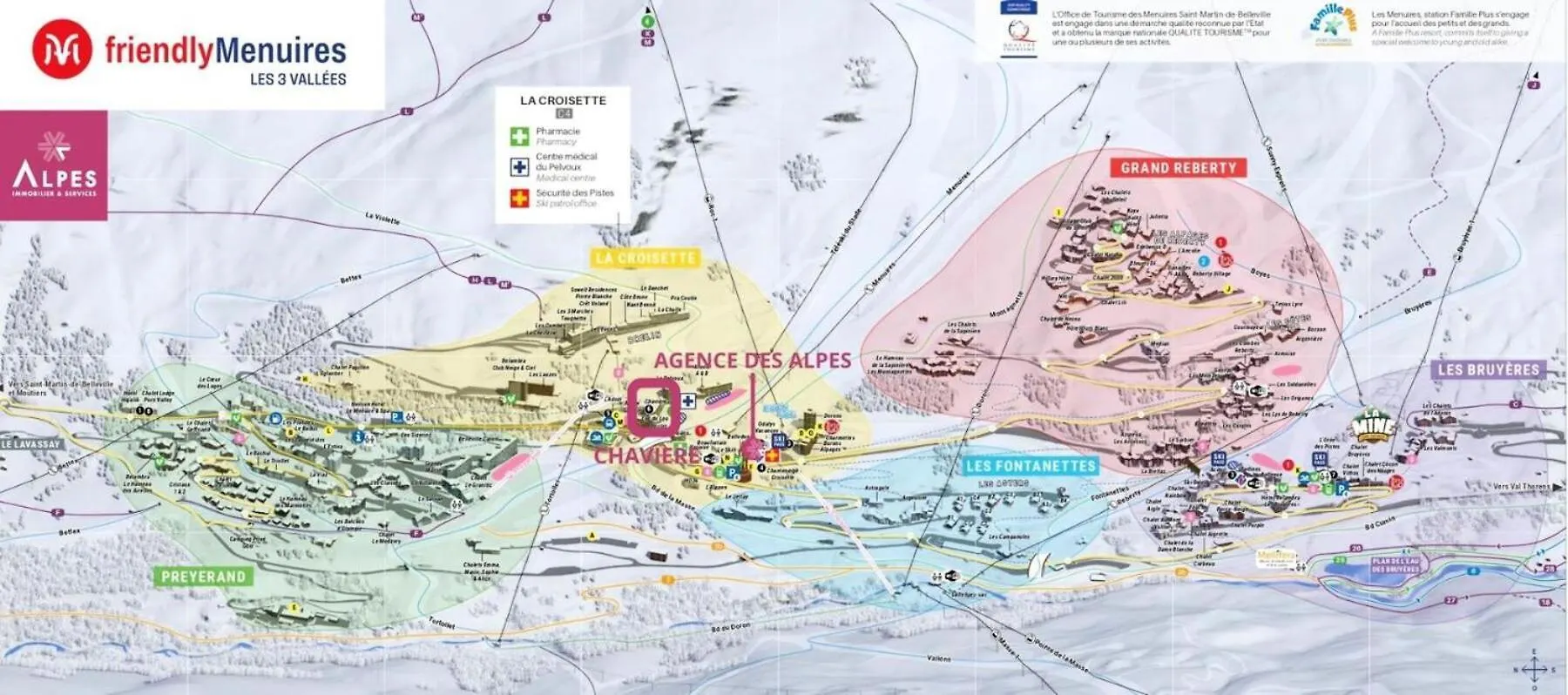 Residence Chaviere - Studio 2 Pers Ski Au Pied Au Coeur Des Menuires Mae-6064 Сен-Мартен-де-Бельвиль Апартаменты